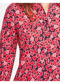 Gerry Weber, Damen Bluse, Nachtblau / Cranberry