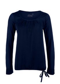 s.Oliver RED LABEL, Damen Blusenshirt, Nachtblau