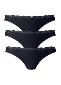 Lascana, Damen String, Schwarz