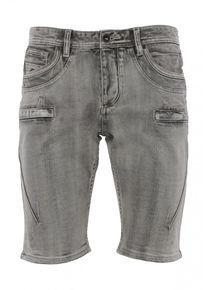 Trueprodigy, Herren Shorts 'VEX', Grey Denim