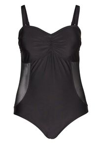 JUNAROSE, Damen Mesh Bikini, Schwarz