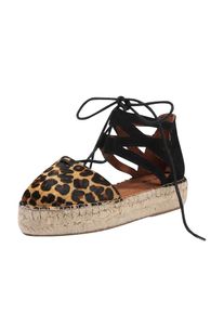 ABOUT YOU, Damen Espalles-Sandalette 'TILDA', Braun / Schwarz