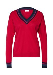 Lacoste, Damen Pullover, Blau / Rot