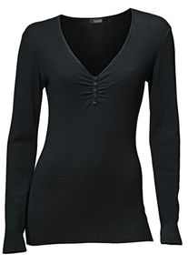 Heine, Damen Feinstrickpullover, Schwarz