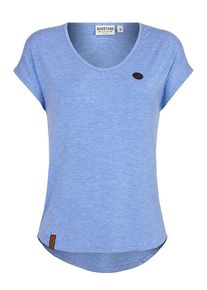 Naketano, Damen Shirt 'Falscher Smiley', Royalblau