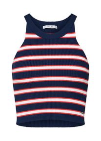 Guess, Damen Top 'LOU SL RN', Navy / Rot / Wei&szlig;