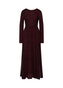 Review, Damen Kleid 'MAXI SLIT DR AOP', Rot / Schwarz