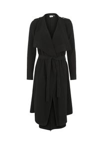 Object, Damen Mantel 'Objannlee' in Wickel-Optik, Schwarz