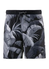 Quiksilver, Herren 'Island Time' Badeshorts, Grau / Schwarz