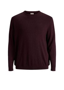 Jack & Jones JACK & JONES, Herren Basic Plus size Pullover, Burgunder