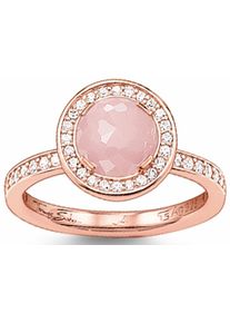 Thomas Sabo, Damen Silberring, Rosegold / Rosa
