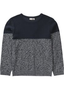 name it, Strickpullover, Navy / Graumeliert