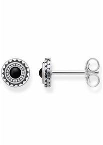 Thomas Sabo, Damen Paar Ohrstecker 'Ethno Schwarz, H1960-704-11', Schwarz / Silber