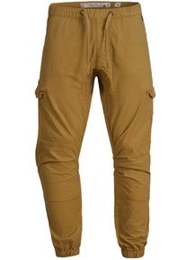 INDICODE JEANS, Herren Cargohosen ' Levi Cargo ', Cognac