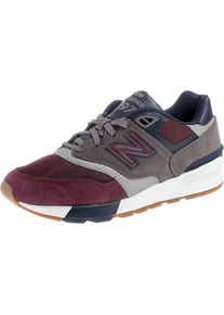 New Balance, Herren Sneakers 'ML597', Nachtblau / Grau / Beere / Weiß