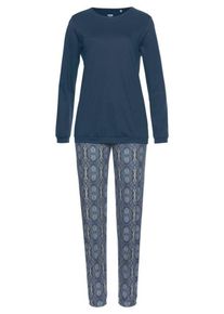 Calida, Damen Pyjama, Petrol