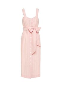 EDITED, Damen Kleid 'Mika', Rosa / Rosé / Weiß
