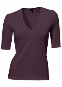 Heine, Damen Kurzarm-Shirt, Weinrot