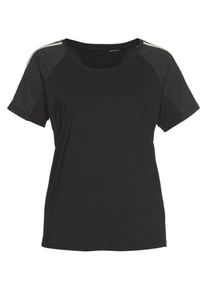 adidas Performance, Damen Shirt 'TRNG Tee 3 Stripes', Schwarz