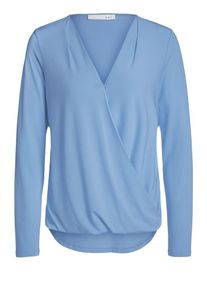 Oui, Damen Bluse, Hellblau