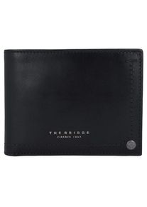 The Bridge, Herren 'Kallio' Geldbörse Leder 13 cm, Schwarz