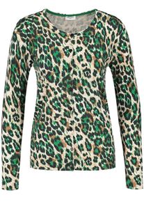 Gerry Weber, Damen Jacke, Beige / Gr&uuml;n