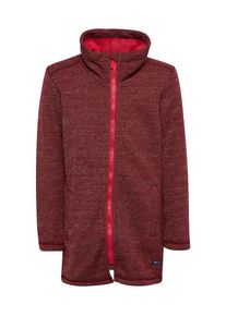 Bench, M&auml;dchen Sweatjacke 'BONDED LONG AF', Hellrot / Dunkelrot