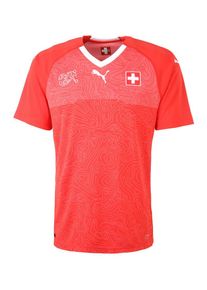 Puma, Herren Trikot 'Suisse Home Replica', Rot / Wei&szlig;