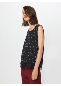 Véro Moda VERO MODA, Damen Bluse 'VMVIOLA SL TOP', Schwarz