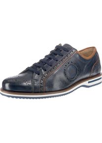 Galizio Torresi, Herren Schnürschuhe 'Lucca', Navy / Braun