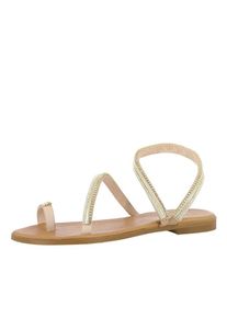 Evita, Damen Sandale 'OLIMPIA', Gold