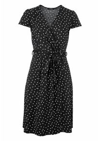 Vivance, Damen Jerseykleid, Schwarz