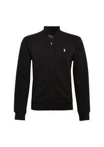 Polo Ralph Lauren, Herren Sweatjacke 'LSBOMBERM3-LONG SLEEVE-KNIT', Schwarz