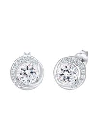 Elli, Damen Ohrringe 'Kristall Ohrstecker', Silber