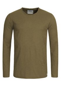 INDICODE JEANS, Herren Longsleeve 'Willbur', Khaki