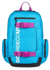 DC Shoes, Damen Rucksack 'Chalkers', Neonblau / Dunkelpink / Schwarz / Weiß