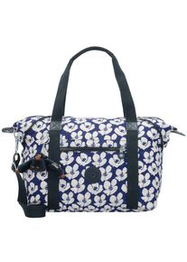 Kipling, Damen Schultertasche Basic Ewo 35 cm, Blau / Wei&szlig;