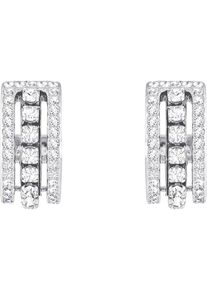 Swarovski, Damen Ohrstecker 'Further 5409658', Silber / Weiß