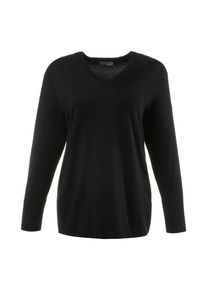 Ulla Popken, Damen Pullover, Schwarz
