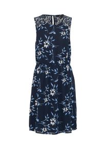 Véro Moda VERO MODA, Damen Kleid 'SHEA', Hellblau / Dunkelblau / Weiß