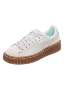 Puma, M&auml;dchen Sneaker 'Suede', Beige / Mint