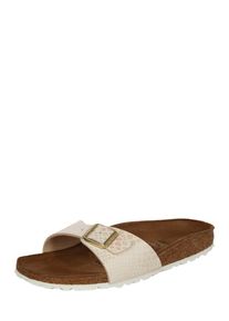 Birkenstock, Damen Pantoletten 'Madrid' Schmal, Creme