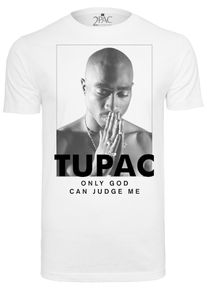 Mister Tee, Herren Tee '2Pac Prayer', Schwarz / Wei&szlig;