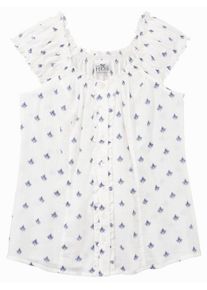 BERWIN & WOLFF BERWIN & WOLFF, Damen Trachtenbluse mit Rüschen, Weiß