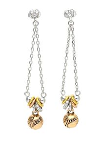 Guess, Damen Ohrstecker, Gold / Silber