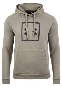 Under Armour, Herren Kapuzenpullover 'Rival', Oliv / Schwarz