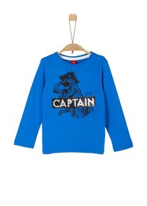 s.Oliver Junior, Longsleeve, Blau / Schwarz / Wei&szlig;