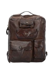 Campomaggi, Damen Carvi Rucksack Leder 37 cm, Schoko
