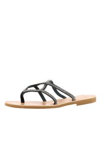 Evita, Damen Sandale, Schwarz