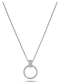 JETTE, Damen Kette, Silber / Weiß
